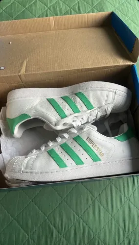 Adidas Superstar White Clear Mint