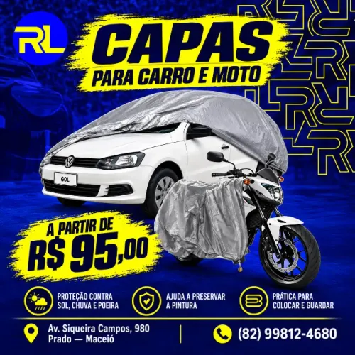 Capa para carro e moto