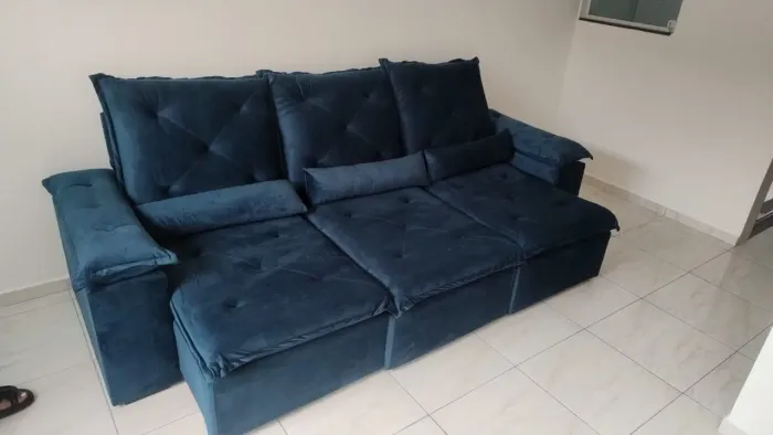 SOFA RETRATIL 2.70 NOVO DE FABRICA FRETE GRATUITO