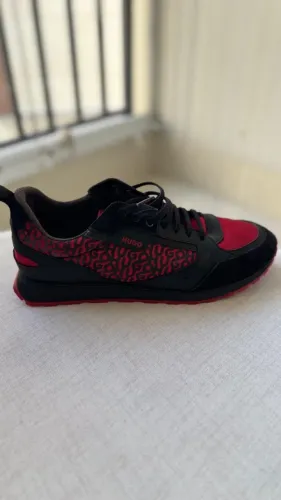 Tênis HUGO Icelin Runn Black Original (Ref: 50474057) - Pouco Uso