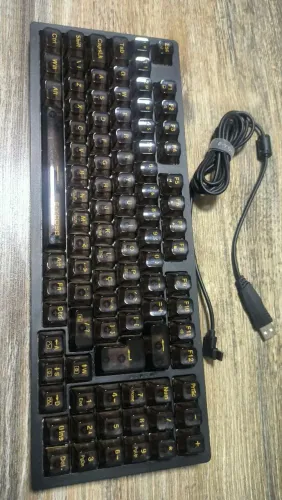 Teclado Mecânico E-Yooso Z-94 (Layout ABNT) RGB com fio