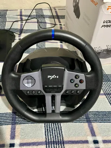 Volante PXN V9 Gen2 (Quase Novo - Usado Apenas 1 Vez!)