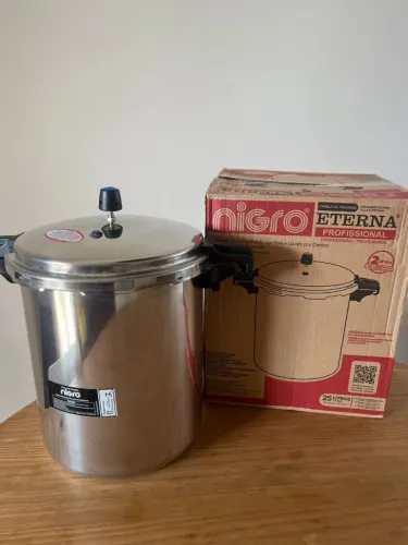 NOVA - PANELA PRESSÃO NIGRO 25L PROFISSIONAL 