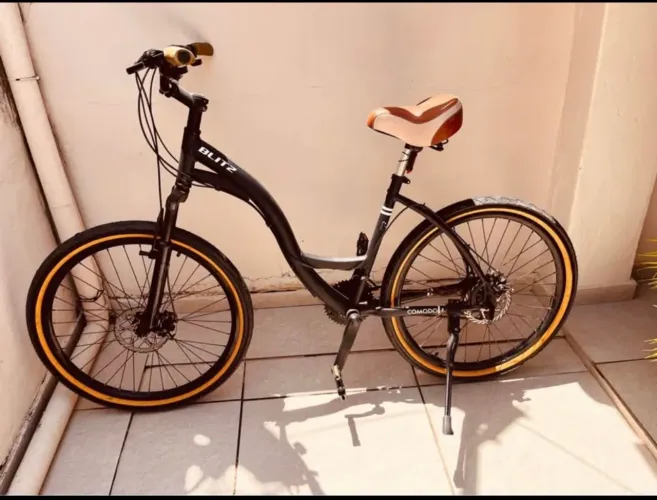 Bicicleta aro alumínio 26, 21 marchas.