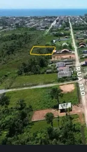 Ótimo Terreno na Barra do Saí com 360,00m² a 1,1km do Mar - Itapoá/SC (Doc. 100%)!