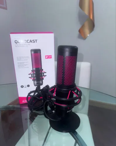 Microfone HyperX QuadCast USB Original + Caixa | Excelente Estado