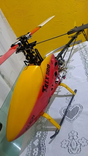 Helicóptero trex 500 flybar 