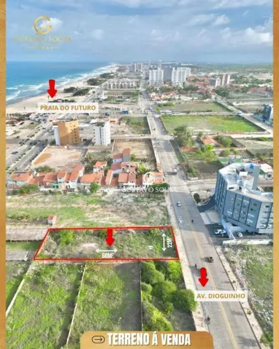 Terreno à venda, 1320 m² por R$ 2.380.000 - Praia do Futuro II - Fortaleza/CE