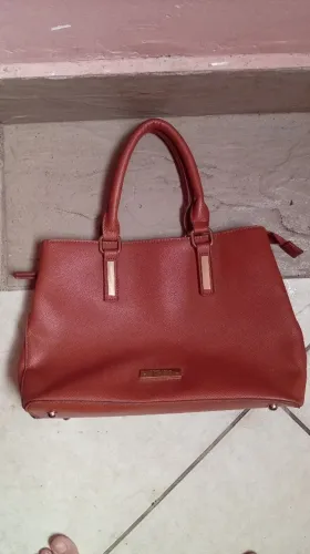 Bolsa Santa Lolla Terracota/Caramelo com 3 Compartimentos