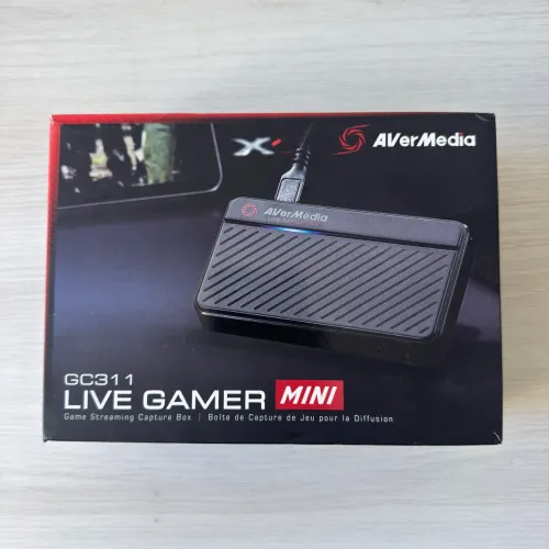 Placa De Captura Live Gamer Mini Gc311 Avermedia Externo Bk Preto