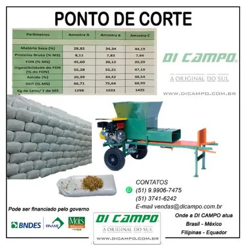 Ensacadora de silagem Di Campo - A original do Sul