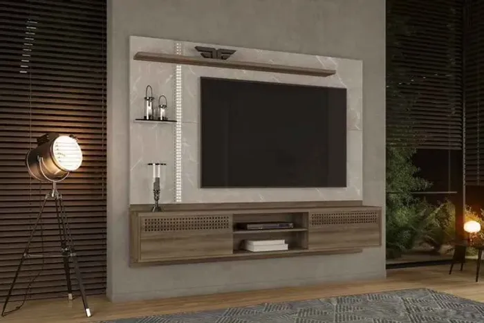 Home theater suspenso + painel com LED!!sr54518m