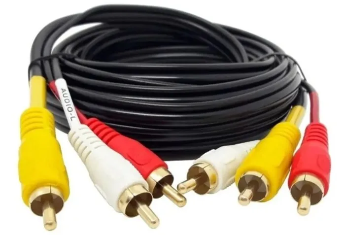 Cabo Audio/video Rca 2m Video Tv Lcd Led Dvd  Arduino Automação COD-CP490 