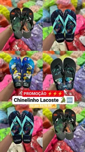 Chinelo Lacoste PROMOÇÃO