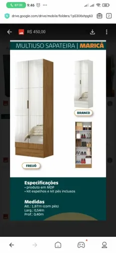Multiuso com espelho