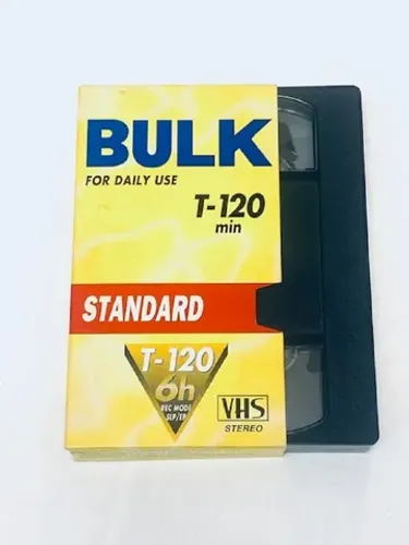 Fita Vhs Bulk T-120 usada