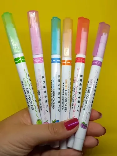 Papelaria Kit de Marca Texto