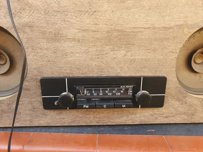 Radio antigo bosch alfa romeo