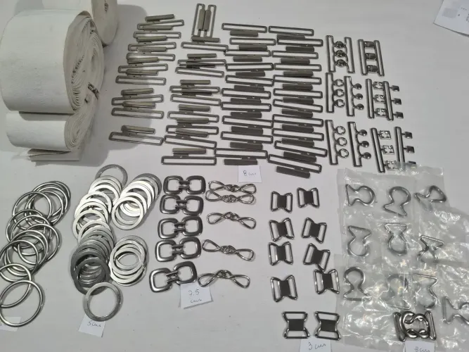 Acessorios metais para cintos+ 80 de pecas estou vendendo pela metade do preco