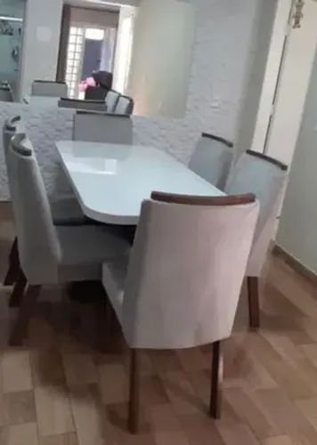 Mesa de jantar 6 lugares MDF ( ENTREGAMOS NO MESMO DIA )