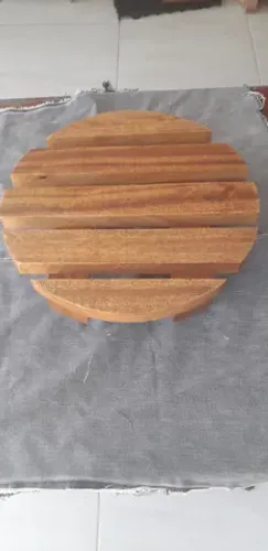 suporte redondo com rodinhas para vasos