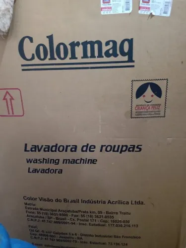 Tanquinho Colormaq - Branco - NOVO na caixa