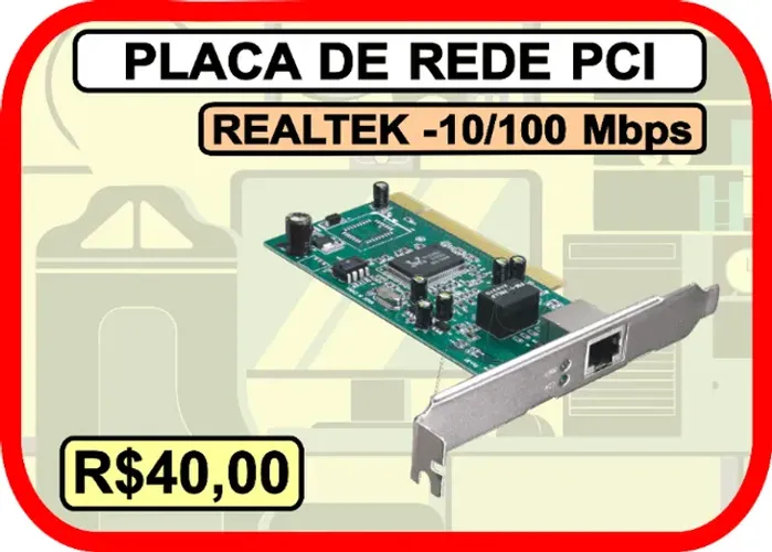 Placa de Rede PCI Tp-Link (Produto OEM-Entrega Grátis)