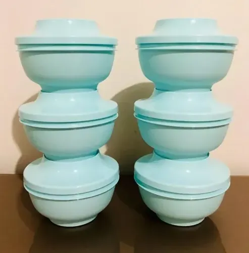 Tupperware Importada Jogo Sobremesa 6 Peças Actualite 330ml