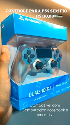 Controle para PS4 e computador sem fio