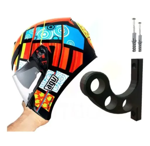 Suporte de parede para Capacete e Acessórios.