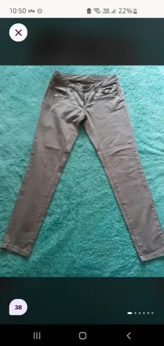 Calça cinza animal print
