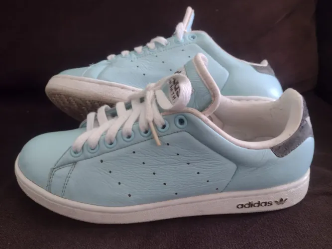 Tênis Adidas Stan Smith Azul Bebê