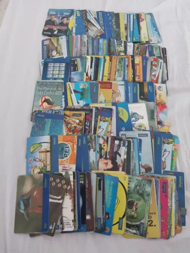 460 cartões telefônicos Antigos.