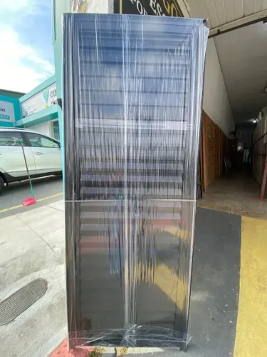 PORTA ALÚMINIO PRETO 2.10X60 70 80