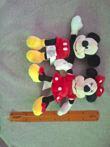 Bonecos Mickey e Minnie 20 cm