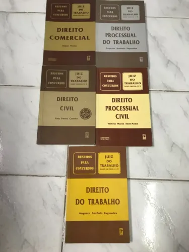 5 Livros Resumo para Concurso de Juiz do Trabalho