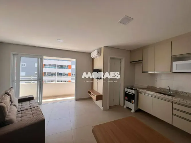 Apartamento mobiliado com 1 quarto, 1 vaga de garagem para alugar, 60 m² por R$ 2.900/mês