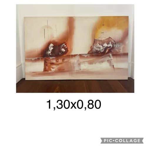 Quadro abstrato 1,30x0,80