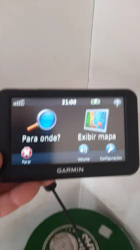 GPS  garmin funcionando perfeitamente 