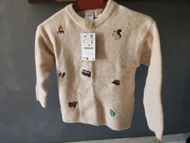 Suéter infantil Zara - Tamanho 2-3 anos