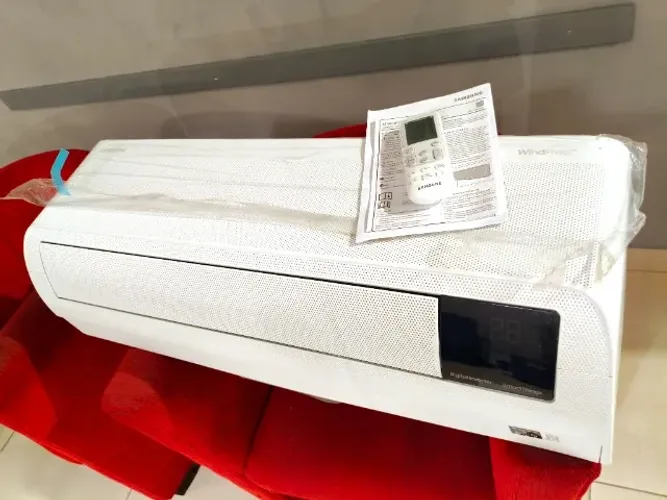 Ar Split Samsung Wind Free Inverter 9.000 BTUs + NOVO + Nota + Garantia + Cartão 12x