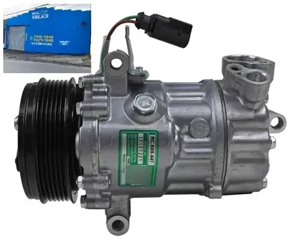 Compressor de ar condicionado para Voyage, Saveiro, Fox, Polo, Virtus 1.6 16V MSI