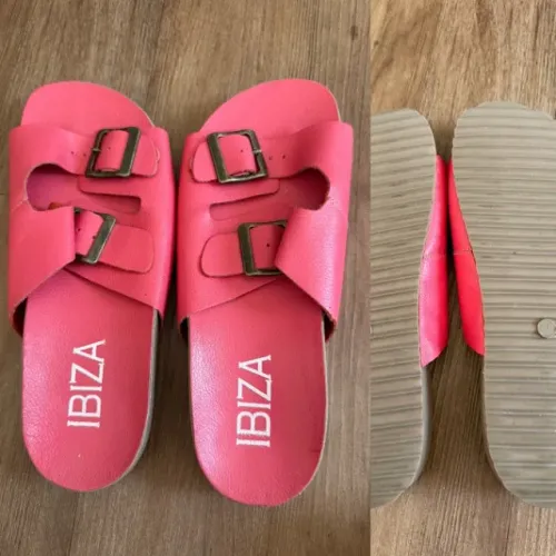 Sandália Birken Ibiza com Solado de Cortiça e Fivelas Ajustáveis - Tamanho 35