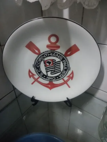 Prato Corinthians Colecionável