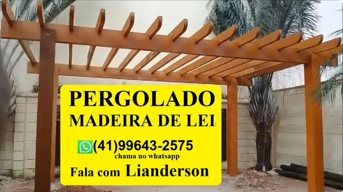 Construção de pergolado personalizado 