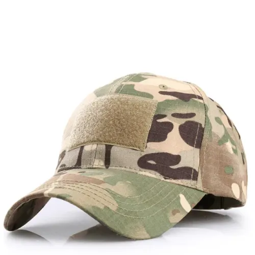   Boné De Uso Militar Com Velcro - Novo