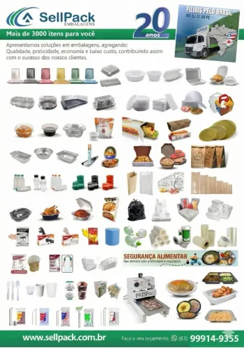 Embalagens Selaveis e tradicionais 