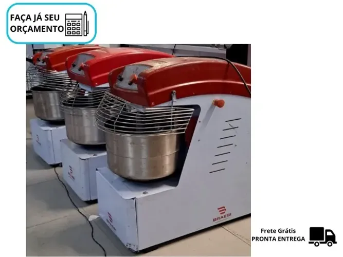 Amassadeira 15/25KG Espiral Braesi 220v Nova