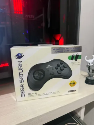 Controle Retrobit Sega Saturno Wireless V2 2.4Ghz