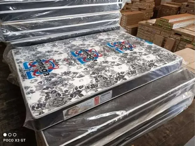 Colchão Morfeu Casal 1,38m Espuma D-33 14cm de Altura Ômega Novo Fazemos entrega